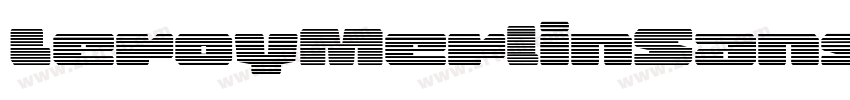 LeroyMerlinSans Bold字体转换